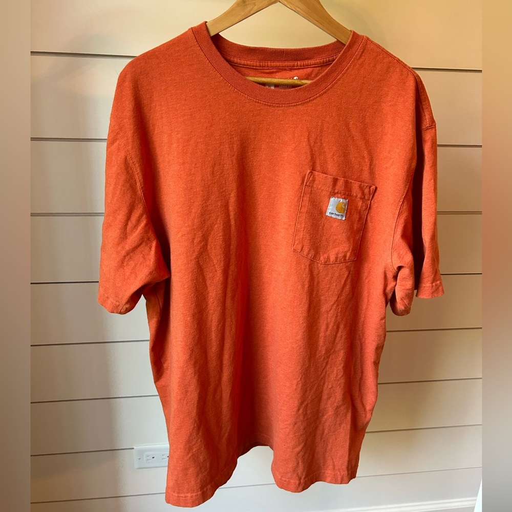 Carhartt Orange Loose Fit Men’s XL T Shirt